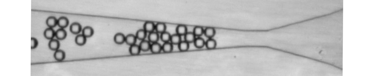 Clogging probability vs. nozzle angle